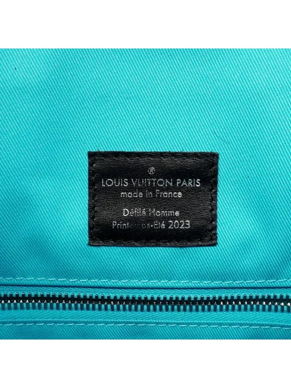 Louis Vuitton Backpack Monogram Playground Christopher MM Black Neon Blue